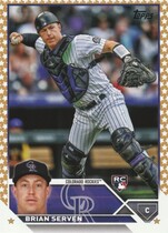 2023 Topps Gold Star (Walmart Factory Set) #41 Brian Serven