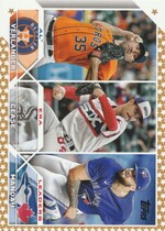 2023 Topps Gold Star (Walmart Factory Set) #311 Alek Manoah|Dylan Cease|Justin Verlander