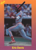 1989 Classic Travel Edition Orange Series #109 Eric Davis