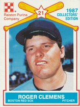 1987 Ralston Purina #10 Roger Clemens