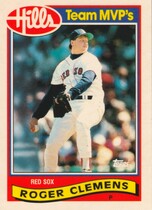 1989 Topps Hills Team MVPs #8 Roger Clemens