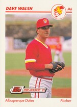 1991 Line Drive AAA #22 Dave Walsh