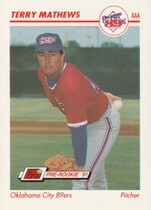 1991 Line Drive AAA #311 Terry Mathews
