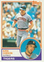 1983 Topps Base Set #430 Kirk Gibson