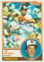 1983 Topps Base Set #490 Jim Palmer