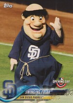 2018 Topps Opening Day Mascots #M-20 Swinging Friar