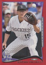 2014 Topps Red Target Exclusive Series 2 #513 Jordan Pacheco