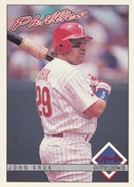 1993 O-Pee-Chee OPC Base Set #216 John Kruk
