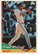 1994 Topps Base Set #565 Fred McGriff