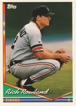 1994 Topps Base Set #588 Rich Rowland