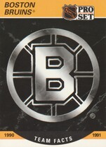 1990 Pro Set Base Set #566 Boston Bruins Logo