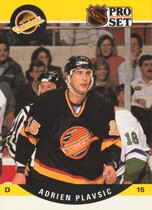 1990 Pro Set Base Set #644 Adrien Plavsic
