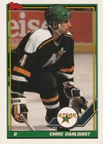1991 Topps Base Set #142 Chris Dahlquist