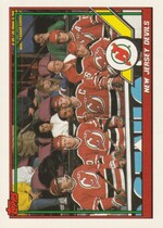 1991 Topps Base Set #191 Devils Team