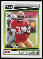 2022 Score Base Set #168 Raheem Mostert