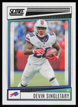 2022 Score Base Set #266 Devin Singletary