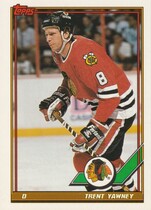 1991 Topps Base Set #255 Trent Yawney
