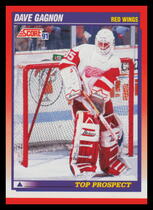 1991 Score Canadian (Bilingual) #277 Dave Gagnon