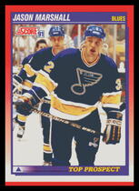 1991 Score Canadian (Bilingual) #278 Jason Marshall