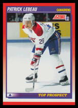 1991 Score Canadian (Bilingual) #280 Patrick Lebeau