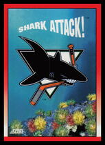 1991 Score Canadian (Bilingual) #304 San Jose Sharks Log