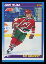 1991 Score Canadian (Bilingual) #342 Jason Miller