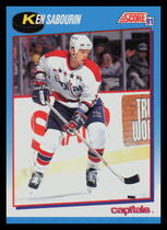 1991 Score Canadian (Bilingual) #398 Ken Sabourin