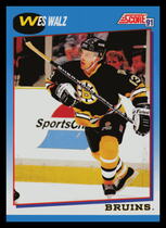 1991 Score Canadian (Bilingual) #430 Wes Walz