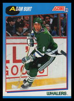 1991 Score Canadian (Bilingual) #449 Adam Burt