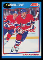 1991 Score Canadian (Bilingual) #494 Stephan Lebeau
