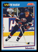1991 Score Canadian (Bilingual) #530 Wayne McBean