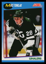 1991 Score Canadian (Bilingual) #538 Mike Tomlak
