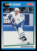 1991 Score Canadian (English) #477 Randy Velischek