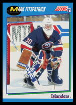 1991 Score Canadian (English) #486 Mark Fitzpatrick