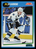 1991 Score Canadian (English) #647 Ken Hammond