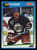 1991 Score Canadian (English) #657 Bryan Erickson