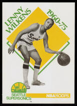 1990 NBA Hoops Hoops #349 Lenny Wilkins