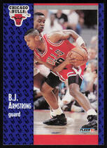 1991 Fleer Base Set #25 B.J. Armstrong