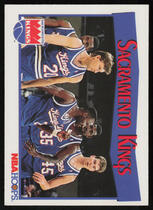 1991 NBA Hoops Base Set #296 Sacramento Team Car