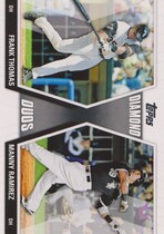 2011 Topps Diamond Duos #DD-TR Frank Thomas|Manny Ramirez