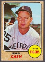 1968 Topps Base Set #256 Norm Cash