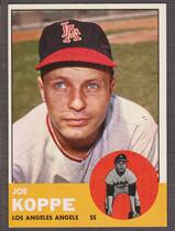 1963 Topps Base Set #396 Joe Koppe