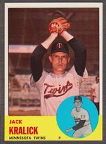 1963 Topps Base Set #448 Jack Kralick