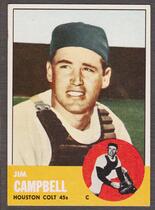 1963 Topps Base Set #373 Jim Campbell