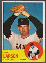1963 Topps Base Set #163 Don Larsen
