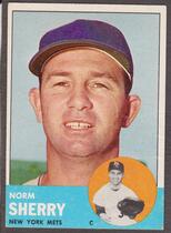 1963 Topps Base Set #316 Norm Sherry