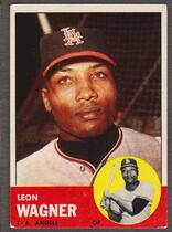 1963 Topps Base Set #335 Leon Wagner