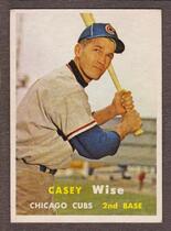 1957 Topps Base Set #396 Casey Wise