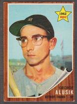 1962 Topps Base Set #261 George Alusik