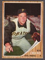 1962 Topps Base Set #520 Bob Friend